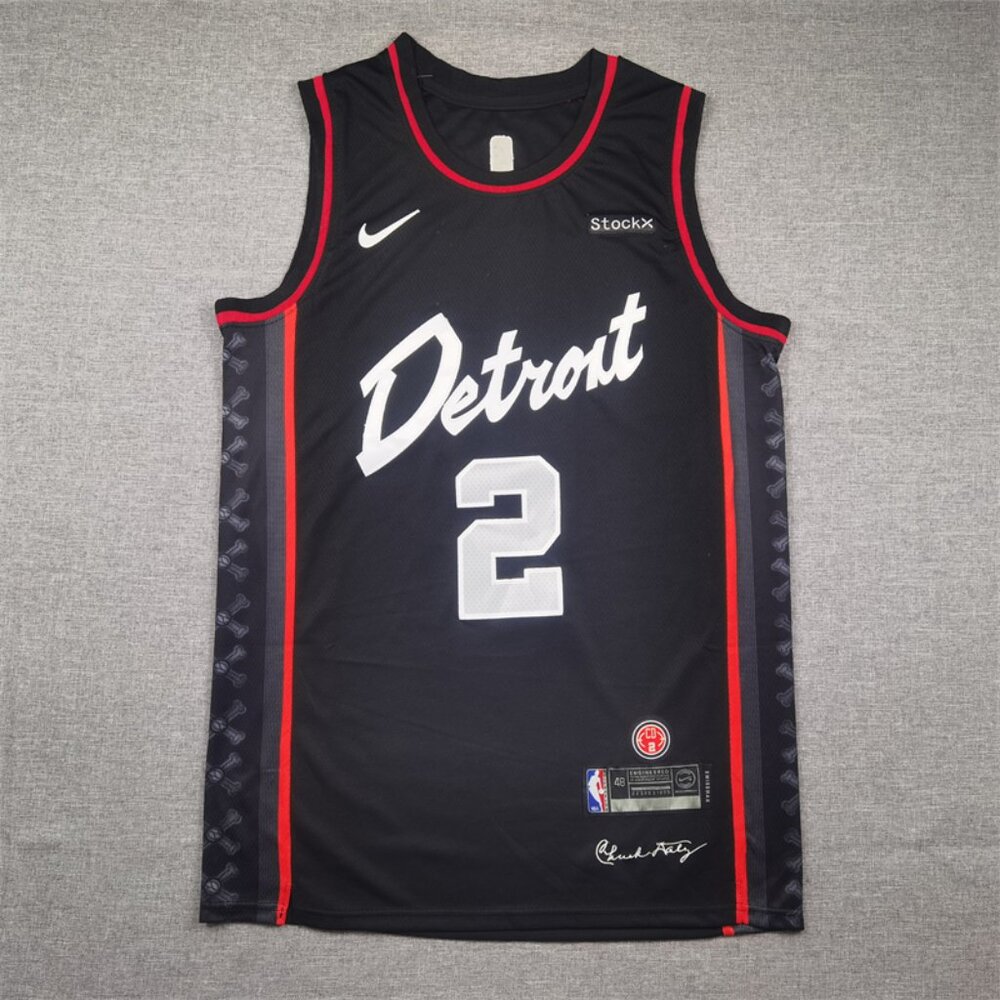 Cade Cunningham Detroit Jersey - Black